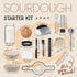 Kit,40oz Lid,2 (9Round 10Oval),Bread Sourdough Starter Sourdough Starter Jar with Wooden Banneton Bread Proofing