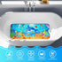 40 16 Inch Linoows Baby Bath Tub Mat, x Extra Large Non Slip Kids Cartoon Bathtub Shower Mats with Suction Cups & Drain