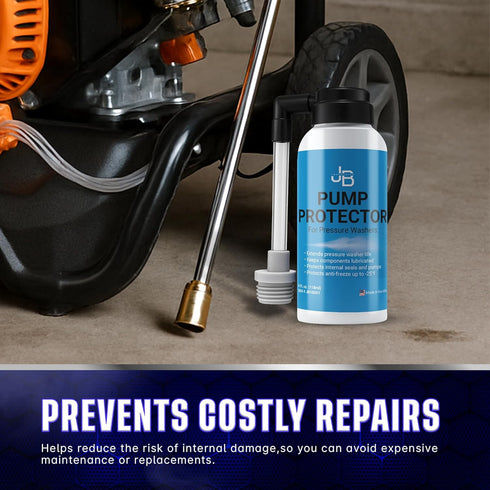 JB Industries 4 oz -25F, Pressure Washer Pump Saver Antifreeze & Lubricant, Prevents Freezing to Lubricates Pistons