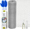 24 Rifny Chicken Wire Fencing, 16.5 Inch x 80 Feet Chicken Wire Mesh Roll