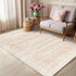 5 7 Playroom,5x7 Pink Nursery Rug for Baby Girl x Neutral Blush Pink Boho Cute Floral Foldable Machine Washable Low