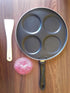 Sahishnu Online & Marketing Nonstick Uttapa Tawa, Uttapa Pan, Non-Stick 4 Cavity Mini Uthapam Tawa with Handle, Pancake Tawa by Sahishnu Online And Marketing