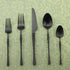 Gugrida Unique & Beautiful Flatware Set, 5 Piece Iridescent Silverware Sets, 18/10 Stainless Steel Reusable Cutlery Set