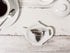 HIC Kitchen Fine White Porcelain Tea Bag Holder Caddy, Teapot Design