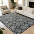6x9 Fluffy Area Rugs for Living Room,Shag Area Rug for Bedroom,Geometric Soft Fuzzy Rug Non-Shedding Indoor Plush