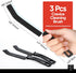 5 Pcs Multifunctional Crevice Cleaning Brush, Hard Bristle Grout Gap Cleaning Brushes for Bathroom, Kitchen, Tiles, Window, Door Tracks, & Household Use, Long Handle Cleaning Tool for Housekeeping by EZLAD