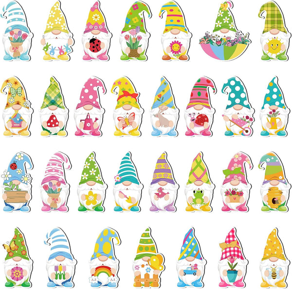 Hoteam 30 Pcs Spring Magnets, Cute Summer Refrigerator Magnet for Garage Door, Car, Metal Door Decoration
