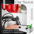 Acrylic Hair Tool Organizer, Hair Dryer Holder for Bathroom Countertop, Vanity Caddy Storage for Accessories