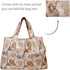 Large Reusable Nylon Grocery Tote Bag - Foldable Design