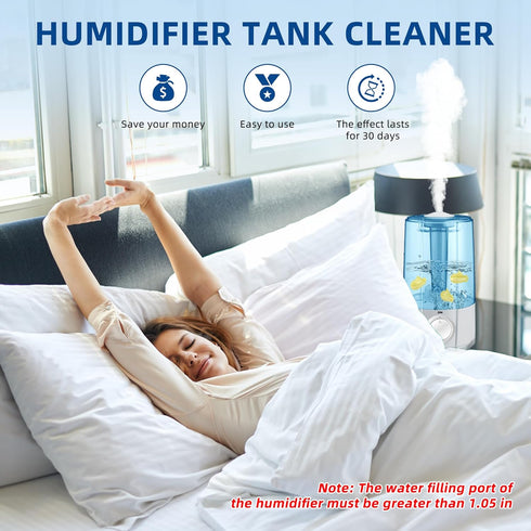 AMI PARTS 6 pcs Humidifier Cleaner Float Submarine - Universal Tank Cleaner for Humidifiers & Fish Tanks