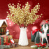 12 16 Inch Norme Pcs Glitter Gold Christmas Tree Decoration Gold Christmas Tree Picks Floral Ornaments DIY Artificial