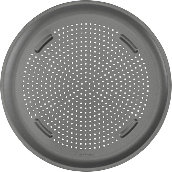 GoodCook AirPerfect Nonstick 16” Pizza Pan, Perforated Round Pizza Tray for Oven, Carbon Steel Baking Pan