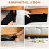 sunoyar (3" 132" Elastic Under Couch & Bed Blocker for Kids & Pets Toys Adjustable Gap Guard Stops Lost Toys, No Tools