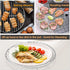 P&P CHEF 9 Inch Round Cooking Rack, Stainless Steel for Cooking, Cooling, Steaming, Baking, Fit for Air Fryer Pot, 2