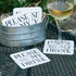 Party Paperboard Coasters, 4-Inch, My Drink, 25-Count
