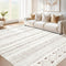 cotiled 5x7 Area Rug Living Room: Washable Boho Rugs with Non Slip