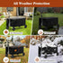 38x22x20 inch TheElves Garden Cart Cover, Outdoor Garden Wagon Covers Waterproof Heavy Duty for Yard Dump Carts, Steel