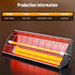 2 150-300W, Chicken Coop Heater, Large Infrared Heat Lamp for Poultry, Livestock & Pets, Safe Chicken Brooder Heat