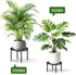 3-Pack Use(10.24" 10.24" 8.66" TOSKING Plant Stands - Heavy Duty Low Plant Stand, No Assembly Required Risers