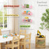 Set 3, Harwaya Pink Nursery Floating Shelves for Wall of Baby Girls Room Wall Book Shelves for Kids Bedroom, Corner