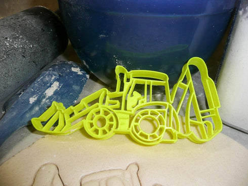 BACKHOE DIGGER Cookie Cutter - Excavating Construction Equipment Vehicle, Made in USA PR3231