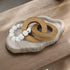 2pcs Oakrain Wood Chain Link Decor, Minimalist Home Dcor Accents, Natural Boho Farmhouse Rustic Handmade Wood Knot