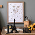 Blulu Wooden Eiffel Tower Table Decor, Paris Sign Letters for Bedroom, Living Room, Office, Bathroom (Black)