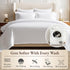 California Design Den Percale Full Size Sheet Sets, Deep Pocket 100% Organic Cotton, GOTS Certified, White Sheets