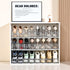 Organizer12Pack Shoe Slots Clear Shoe Stackers for a Pair of Shoes,Adjustable Shoe Rack with Three LevelsShoe Storage