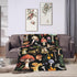 Knerova Cozy 40"x50" Mushroom Blanket - Ultra Soft Mushroom Throw Blanket, Super Fuzzy Plush Fleece Warm Stuffed Animal