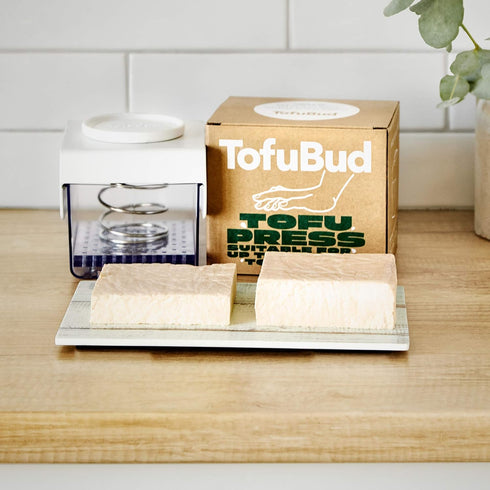 TofuBud Tofu Press - Presser for Firm or Extra Firm Tofu - Dishwasher Safe with Water Drainer - Made from Durable