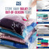 Small 6 Pack SPACE MAX Premium Space Saver Vacuum Storage Bags, Reusable with Travel Hand Pump