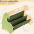 SheSeek 4 Toddler Bookshelf Double-Sided with Tier Deep Sleeves Kids Wooden Montessori Book Rack for Baby Nursery Room