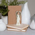 Dicksons Said A Prayer for You Today Angel Figurine, Ivory 3.5 x 8 Resin Stone Tabletop
