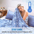 Ailemei Direct Cooling Throw Blanket, Lightweight Breathable Summer Bed Blanket, Double Sided Cold Effect for Hot