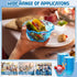 30 6 oz Rtteri Pcs Plastic Dessert Cups Clear Ice Cream Sundae Tasting Bowls, Mini Round Swirl Tulip Shape Party Buffet