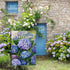 Welcome Spring Floral Flowers Garden Flag, Double Sided Hydrangea Decorative Yard Outdoor Small Decor, 12 x 18