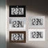 MARATHON Large Digital Wall Clock, White, 8” Display, Easy to Read