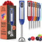 Powerful Immersion Blender - Electric Hand Blender 500 Watt with Turbo Mode, Detachable Base for Soup, Smoothie, Puree