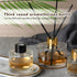 QUUPY 2 50ml/1.7oz Pcs Clear Round Empty Glass Diffuser Bottles Jars Containers Fragrance Accessories with Black Lid