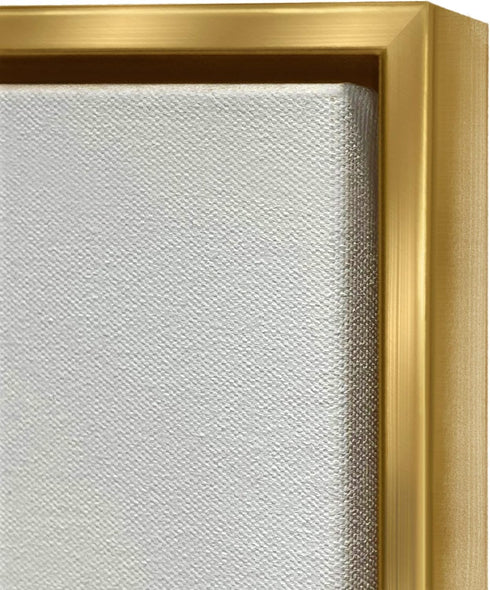 Stupell Industries Abstract Layered Winter Landscape Floating Framed Wall Art, Design by Bronwyn Baker