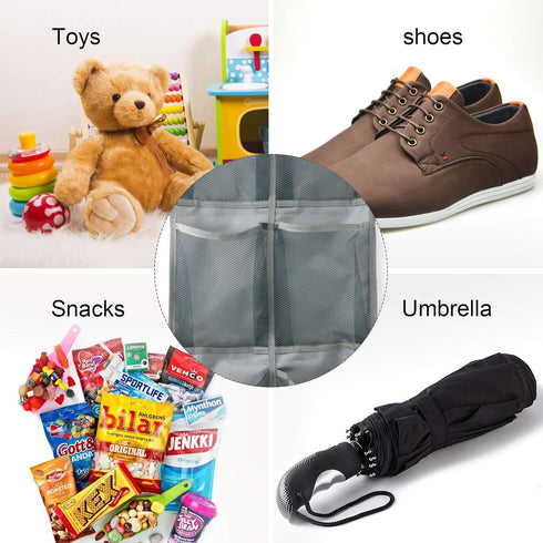 Wall Mounted Shoes Rack 2 Pack - Store 6 Pairs of Sneakers with Sticky Hanging Mounts, Organizer Shelf