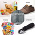 Wall Mounted Shoes Rack 2 Pack - Store 6 Pairs of Sneakers with Sticky Hanging Mounts, Organizer Shelf