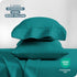 Bare Home Microfiber Pillow Cases, King Size Set of 2 Cooling Pillowcases, Double Brushed Emerald Pillowcases