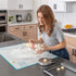 XXL Silicone Pastry Mat – Non-Slip Easy-Clean Rolling Mat for Dough, Cookies, Pizza & Fondant