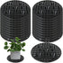 QTLCOHD 24 Pcs Plastic Plant Stand 8 Inch Black Plant Level Pot