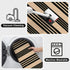 OJIA Front Door Mat 24"x51", Machine Washable Porch Rug, Striped Entryway Rugs for Indoor Outdoor, Cotton Hand-Woven