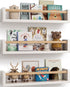 G&W Gruwald Nursery Book Shelves, Set of 3, Wall Bookshelf, Book Shelf for Kids