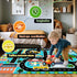 5x7 Car Rug Play Mat - Kids Play Rugs City Life Road Map Rug Feet Large Educational Traffic Track Car Mat for Kids Toy