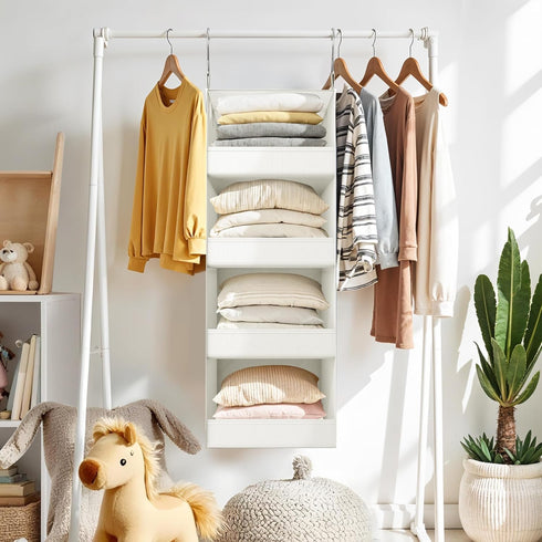 4-Shelf Closet Closet 1-Pack GRANNY SAYS Hanging Organizer, Hanging Shelves, Hanging Storage Organizers, Organization